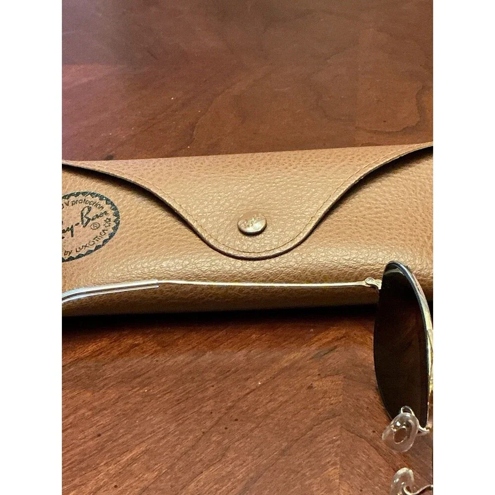 Ray-Ban RB3025 Aviator Sunglasses Gold Frame G-15 Green Lens 58-14 Case⁠ 18